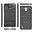 Flexi Slim Carbon Fibre Case for Nokia 1 Plus - Brushed Black